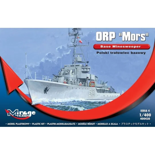 ORP "MORS" Base Minesweeper, 1/400 - Mirage Hobby 400430 ORP "MORS" Base Minesweeper, 1/400 - Mirage Hobby 400430