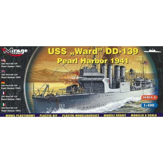USS Ward DD-139 'Pearl Harbor 1941' - Mirage Hobby 40601