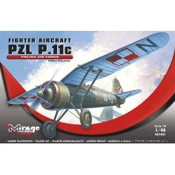 PZL P-11 C Polnische Luftwaffe mit Resin- und Fotoätzteilen, 1/48 -...