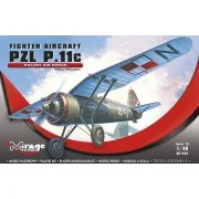 PZL P-11 C Polnische Luftwaffe mit Resin- und Fotoätzteilen - Mirag...