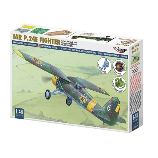 PZL P-11 C Rumänische Luftwaffe mit Resin- und Fotoätzteilen - Mira...