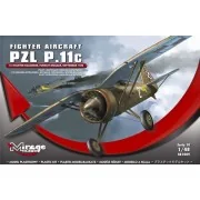 Fighter Aircraft PZL P.11c - Mirage Hobby 481009