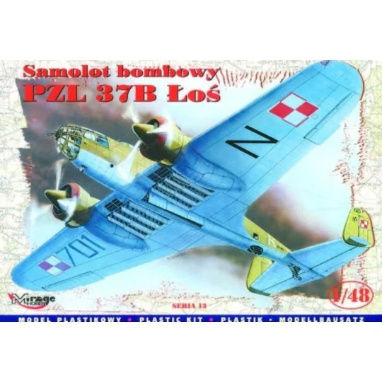 PZL P37B Los Bomber - Mirage Hobby 481302