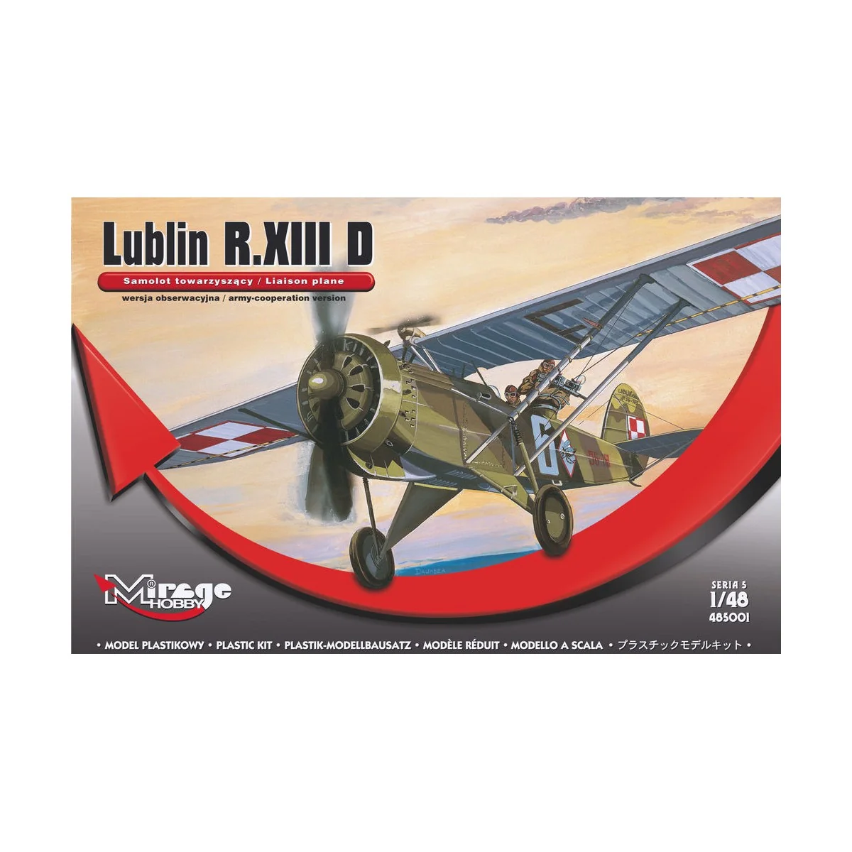 Lublin R.XIII D (Liaison plan) - Mirage Hobby 485001