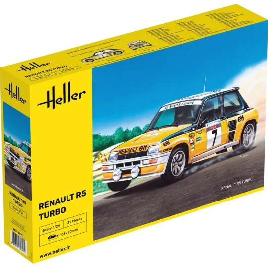 Renault R5 Turbo, 1/24 - Heller 80717 Renault R5 Turbo, 1/24 - Heller 80717