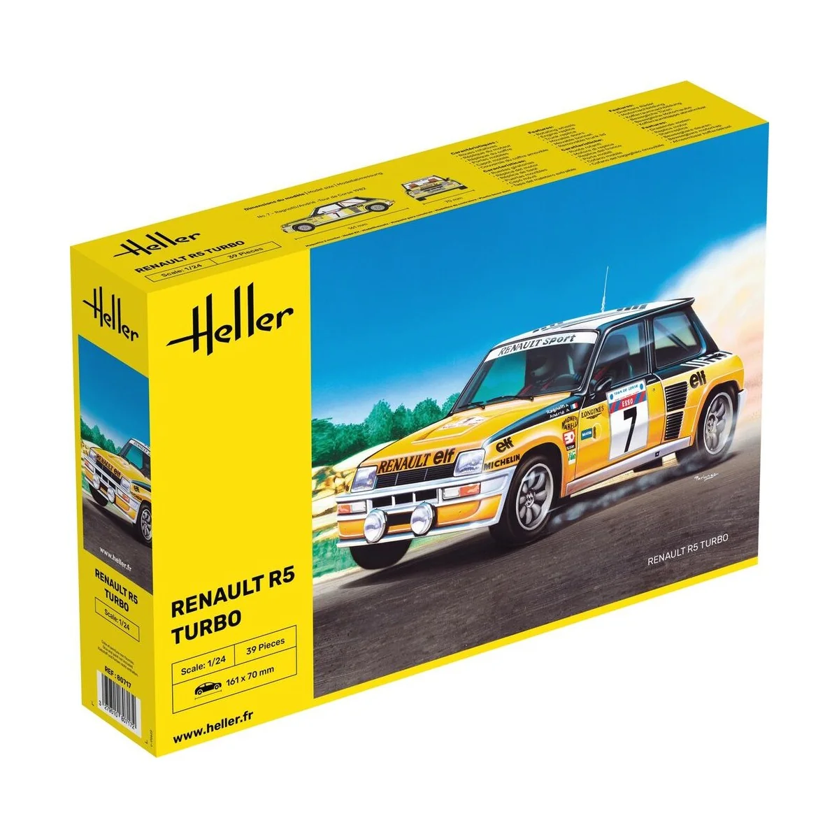 Renault R5 Turbo, 1/24 - Heller 80717 Renault R5 Turbo, 1/24 - Heller 80717