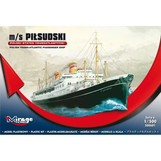 Pol. Trans-Atlantic Pas. Ship Pilsudski - Mirage Hobby 500601