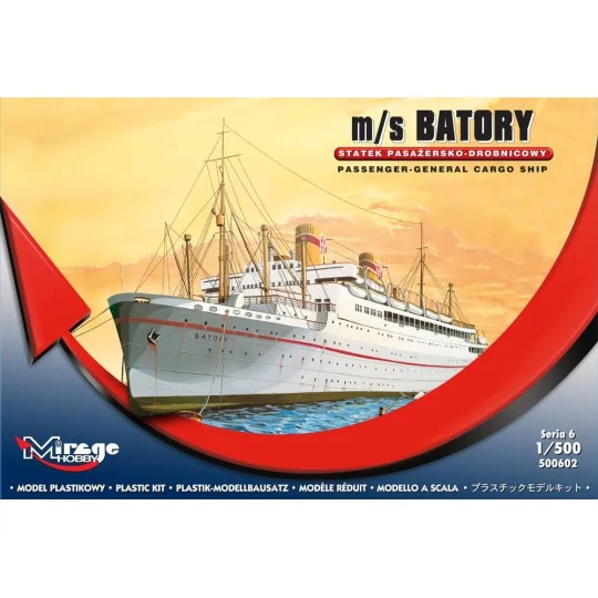 m/s Batory Passenger- General Cargo Ship, 1/500 - Mirage Hobby 500602