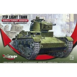 7TP Light Tank Single Turret Version, 1/35 - Mirage Hobby 355001