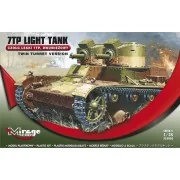 7TP Light Tank Twin Turret Version, 1/35 - Mirage Hobby 355002