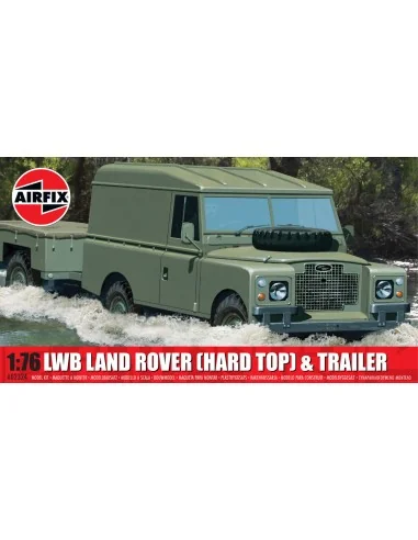 LWB Land Rover (Hard Top) & Trailer, 1/76 - Airfix A02324
