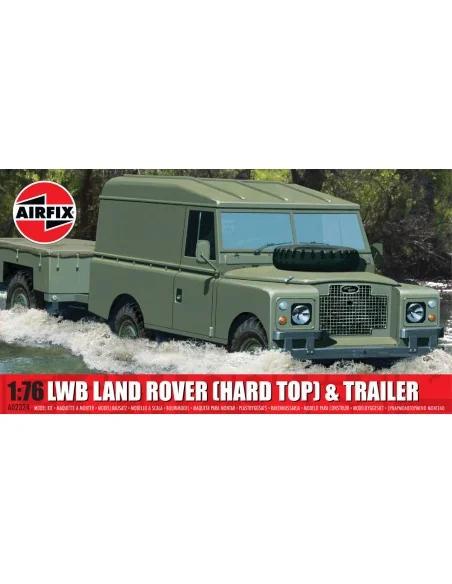 LWB Land Rover (Hard Top) & Trailer, 1/76 - Airfix A02324
