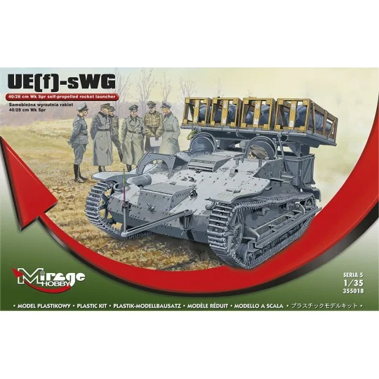 UE(f)-sWG self propelled rocket launcher, 1/35 - Mirage Hobby 355018