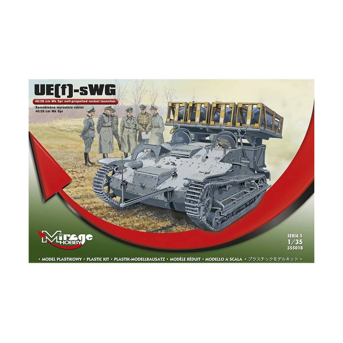 UE(f)-sWG self propelled rocket launcher - Mirage Hobby 355018