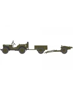 Willys Jeep, Trailer & 6PDR Gun, 1/72 - Airfix A02339 2