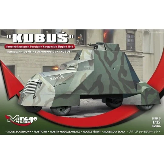 KUBUS Warsaw´44 Uprising Armoured Car, 1/35 - Mirage Hobby 355026