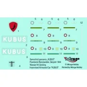 KUBUS Warsaw´44 Uprising Armoured Car, 1/35 - Mirage Hobby 355026