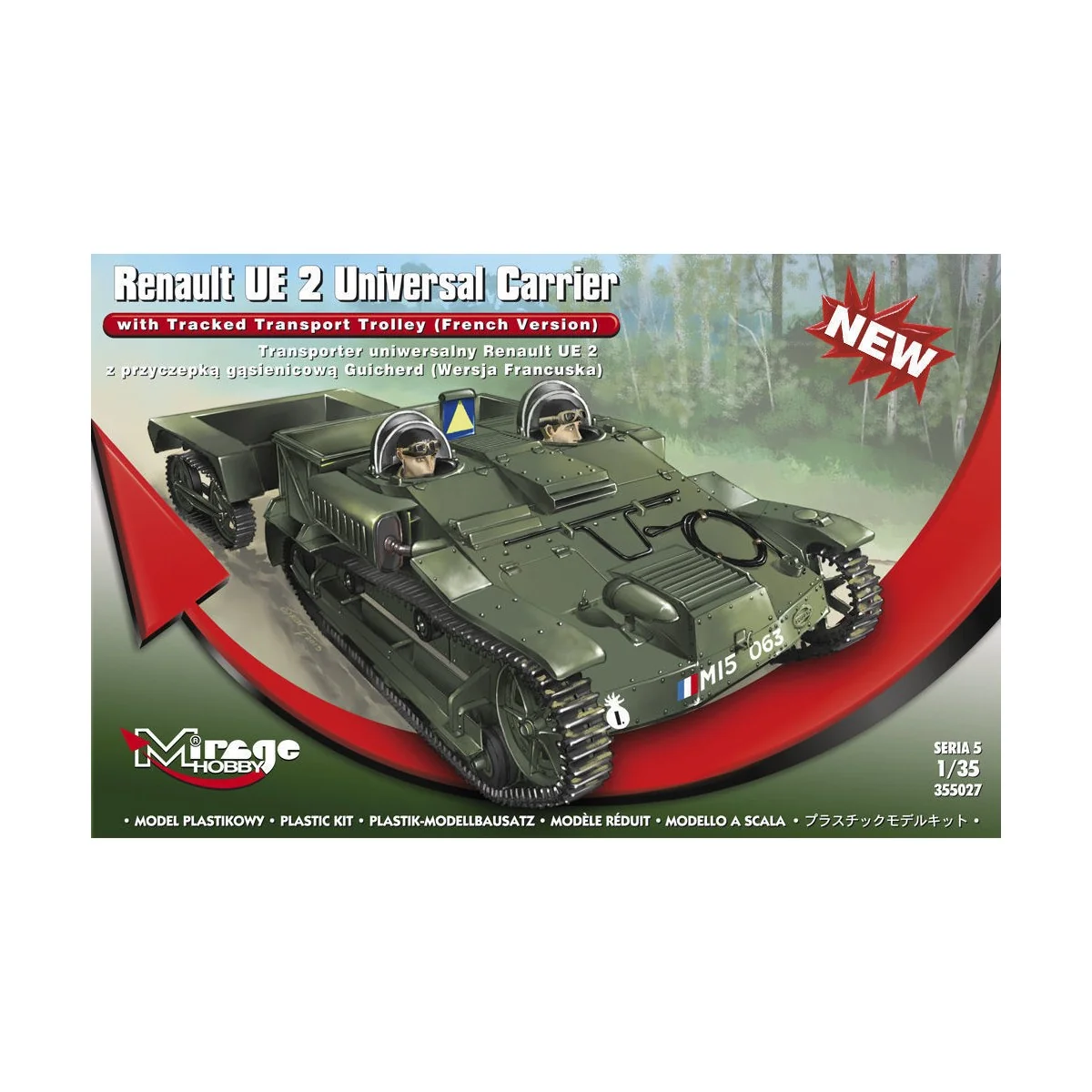 Renault UE 2 Universal Carrier with Trac - Mirage Hobby 355027