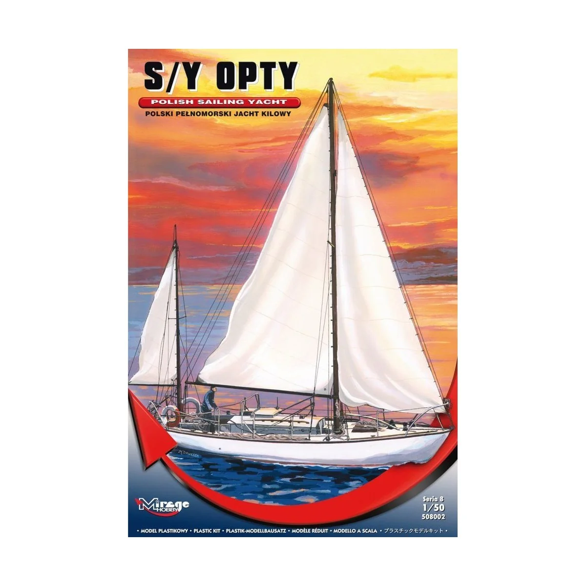 S/Y OPTY Polish Sailing Yacht - Mirage Hobby 508002