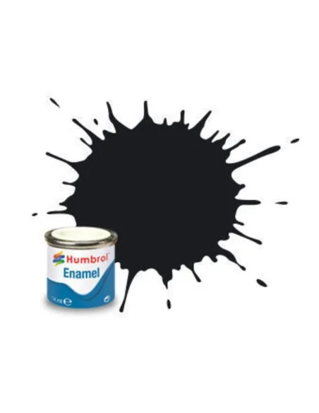 Humbrol 201 Schwarz Metallic - Humbrol AA6392