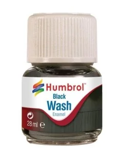 Humbrol Enamel Wash Black 28 ml - Humbrol AV0201