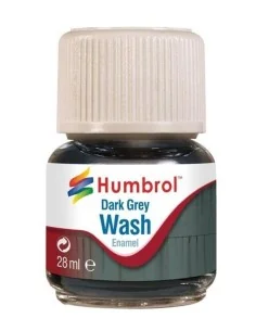 Humbrol Enamel Wash Dark Grey 28 ml - Humbrol AV0204