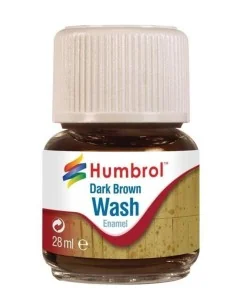 Humbrol Enamel Wash Dark Brown 28 ml - Humbrol AV0205