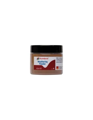 HUMBROL Weathering Powder Light Rust - 45ml - Humbrol AV0018