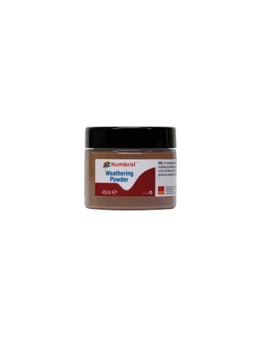HUMBROL Weathering Powder Dark Rust - 45ml - Humbrol AV0019