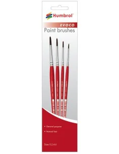 Evoco Pinsel-Set (Größen 0, 2, 4 & 6) - Humbrol AG4150