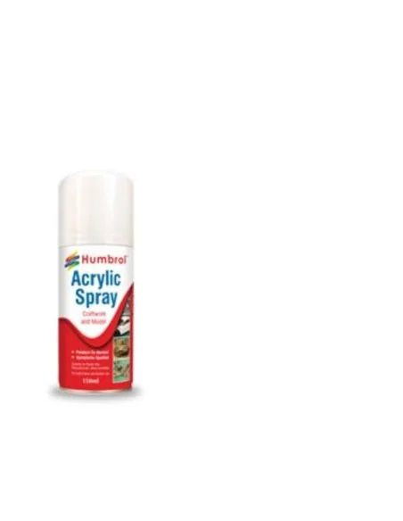 HUMBROL ACRYLIC HOBBY SPRAY 150ML No 34 White Matt US Marines - Hum...