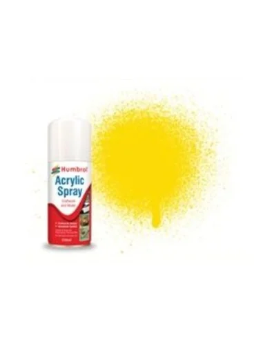 HUMBROL ACRYLIC HOBBY SPRAY 150ML No 69 Yellow - Humbrol AD6069