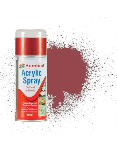 ACRYLIC HOBBY SPRAYS 150ML No 73 Matt Wine red Oxide - Modellers Sp...