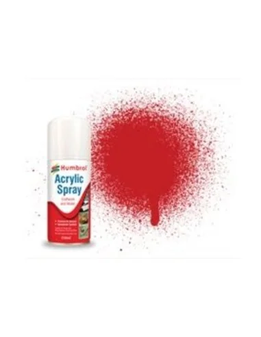HUMBROL ACRYLIC HOBBY SPRAY 150ML No 220 Italian Racing Red - Humbr...