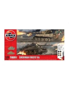 Classic Conflict Tiger 1 vs Sherman Firefly, 1/72 - Airfix A50186