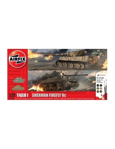 Classic Conflict Tiger 1 vs Sherman Firefly, 1/72 - Airfix A50186