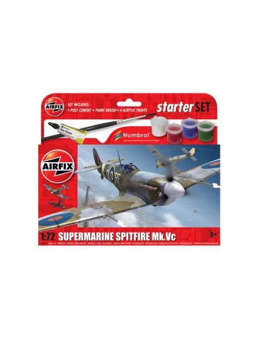 Small Beginners Set Supermarine Spitfire MkVc, 1/72 - Airfix A55001