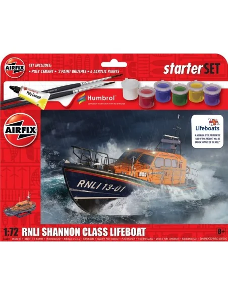 Starter Set - RNLI Shannon Class Lifeboat, 1/72 - Airfix A55015