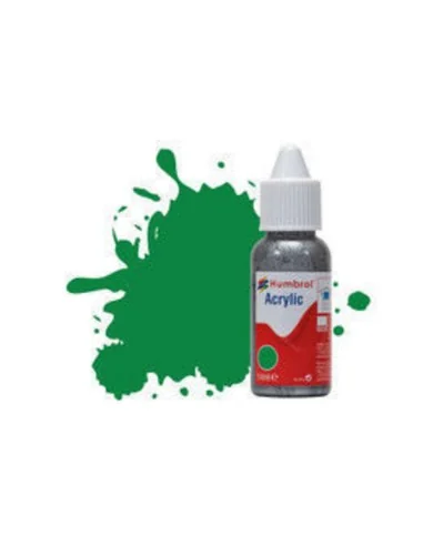 HUMBROL ACRYLIC DROPPER BOTTLE 14ML No 2 Emerald Green - Gloss - Hu...