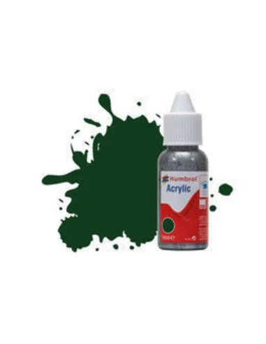 HUMBROL ACRYLIC DROPPER BOTTLE 14ML No 3 Brunswick Green Gloss - Hu...
