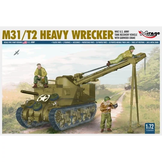 M31/T2 HEAVY WRECKER, 1/72 - Mirage Hobby 720004