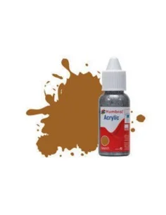 HUMBROL ACRYLIC DROPPER BOTTLE 14ML No 12 Copper - Metallic - Humbr...