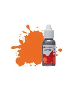 HUMBROL ACRYLIC DROPPER BOTTLE 14ML No 18 Orange - Gloss - Humbrol ...