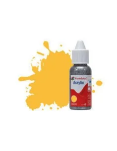 HUMBROL ACRYLIC DROPPER BOTTLE 14ML No 24 Trainer Yellow - Matt - H...