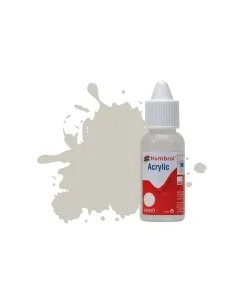 HUMBROL ACRYLIC DROPPER BOTTLE 14ML No 28 Camouflage Grey Matt - Hu...