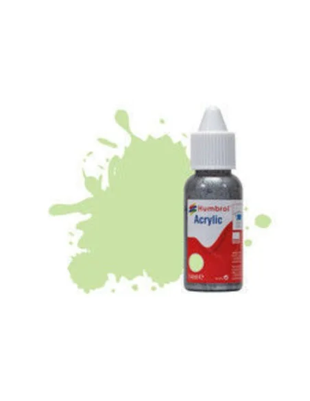 HUMBROL ACRYLIC DROPPER BOTTLE 14ML No 36 Pastel Green Matt - Humbr...