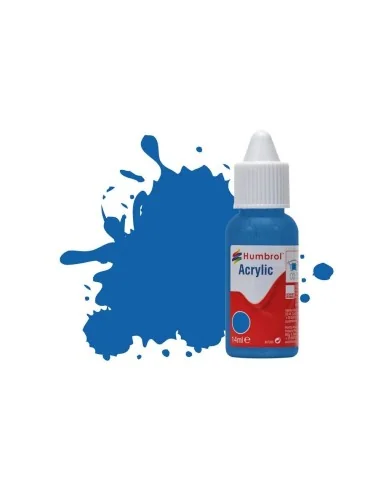 HUMBROL ACRYLIC DROPPER BOTTLE 14ML No 52 Baltic Blue - Metallic - ...