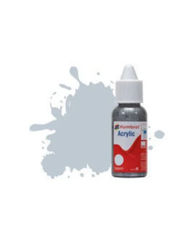 HUMBROL ACRYLIC DROPPER BOTTLE 14ML No 56 Aluminium - Metallic - Hu...