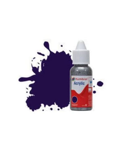 HUMBROL ACRYLIC DROPPER BOTTLE 14ML No 68 Purple Gloss - Humbrol DB...
