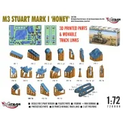 M3 STUART Mk I ´HONEY´ light tank, 1/72 - Mirage Hobby 720006